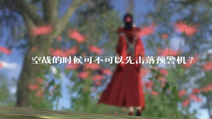 空战的时候可不可以先击落预警机?